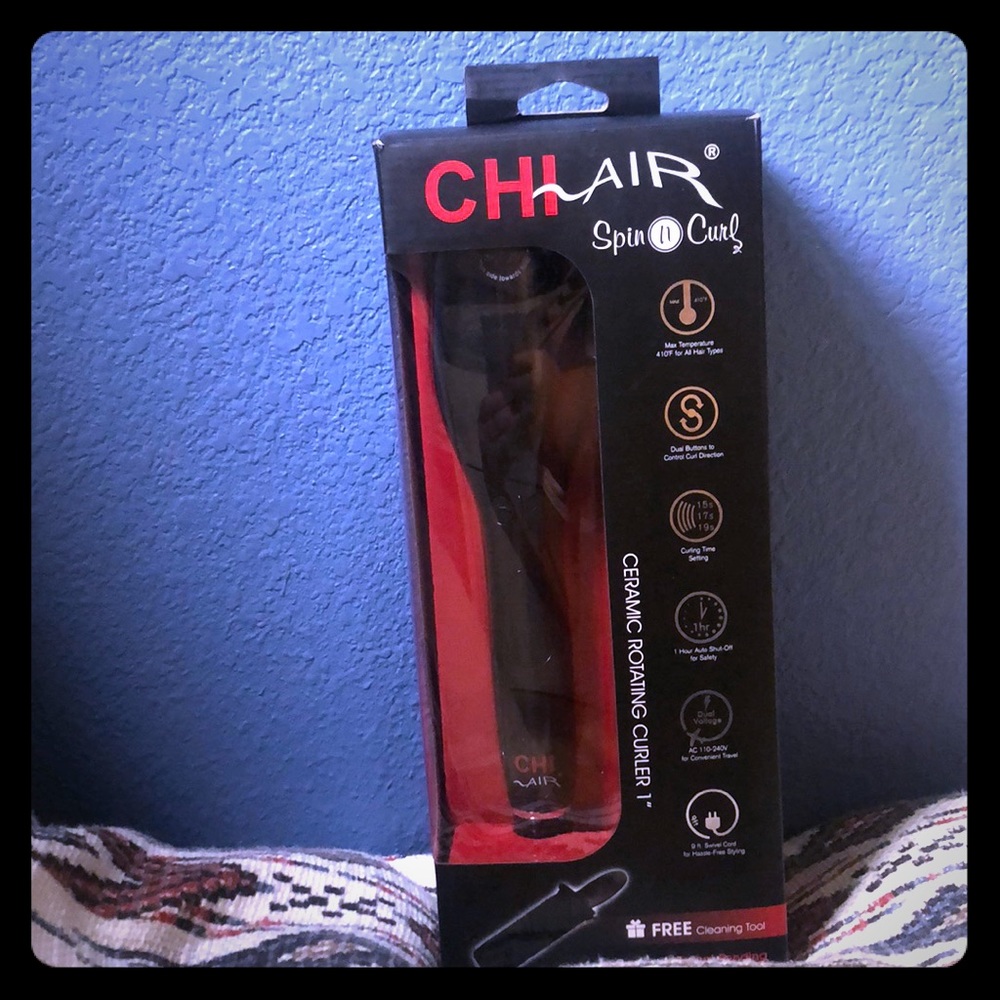 CHI AIR Spin n Curl 1” Ceramic Rotating Curler